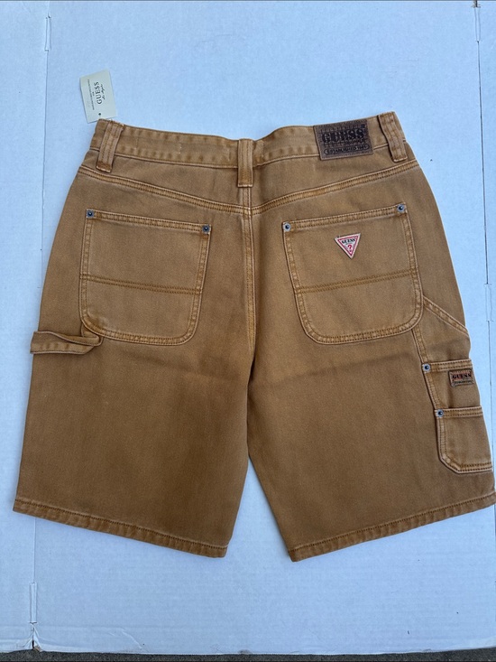 Guess Other - New GUESS Men's Tan Cargo Utility Shorts SZ 32